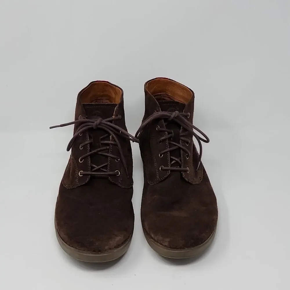 Fitflop Zackery Brown Suede Lace Up Chukka Boots Size 11
